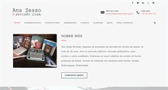 Desktop Screenshot of anasessorevisao.com.br