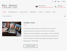Tablet Screenshot of anasessorevisao.com.br